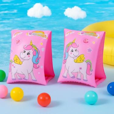 Imagem de Boia de Braço Infantil Astronauta Ou Unicórnio Divertida - DM TOYS, Ro