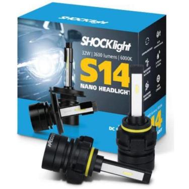 Imagem de Kit Lâmpada Super Led Nano Headlight H16, 6000K, 3600 Lm