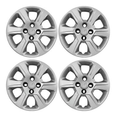 Imagem de Calota Aro 14" Prata Mod Montana Chevrolet 2011 / 2020 (Jogo c/ 4 Calo