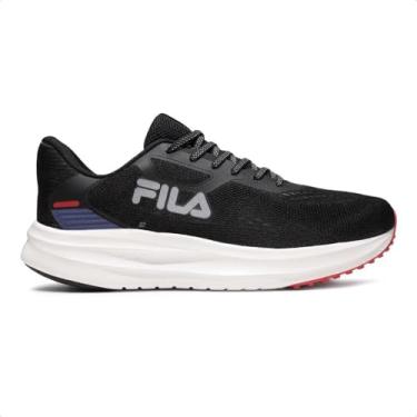 Imagem de Tenis Fila Fastness Masculino, Black/Racing Red/Alloy, 43