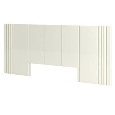 Imagem de Cabeceira Queen 300cm Ripada Off White - Dalla Costa