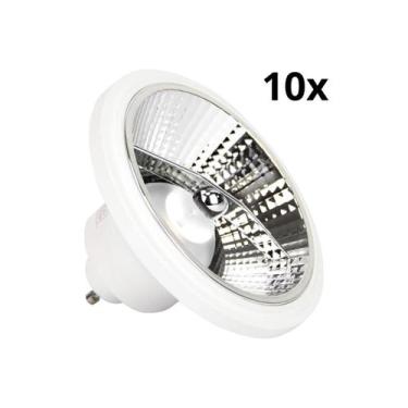 Imagem de Kit 10 black & decker lâmpada led ar111 12w 2700k 100-240v - BLACK&DEC