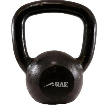 Imagem de Kettlebell de ferro polido para treinamento funcional 16 kg - rae fitn