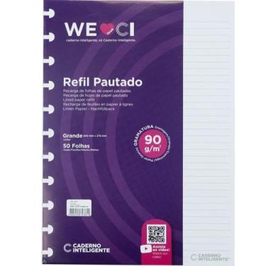 Imagem de Refil p/ caderno inteligente pautado, A5