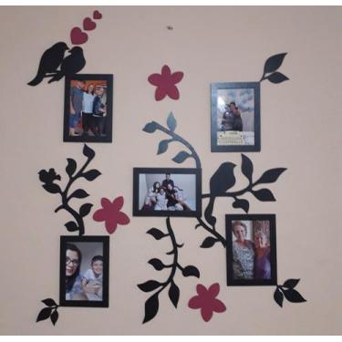 Imagem de Porta Retrato de Parede em MDF - Em MDF Branco - LENOBRE