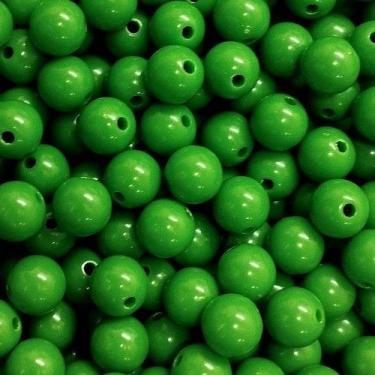 Imagem de BOLINHA DE RESINA Nº 08 (20 G) - LADEIRA BIJUTERIAS, VERDE BANDEIRA
