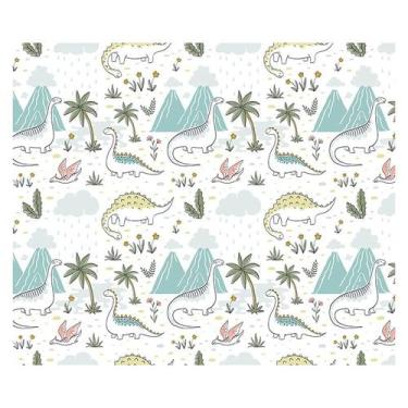 Imagem de Papel de Parede Adesivo Infantil Dinossauros Quarto Bebe - 712pcm - Al