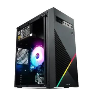 Imagem de Gabinete Gamer Liketec One Compacto Mini Tower Matx Mini- Itx Com Fita Rgb E Lateral Em Acrílico Fumê Design Minimalista