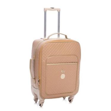 Imagem de Mala Maternidade com Rodinhas Lequiqui Viena - Caramelo