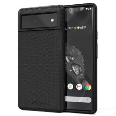 Imagem de Capa Crave Dual Guard à prova de choque para Google Pixel 6 - preta
