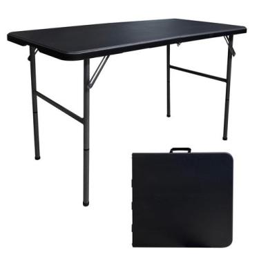 Imagem de Mesa dobrável HymNature, portátil, resistente, impermeável, de 4 pés