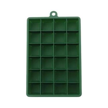 Imagem de Forma De Gelo De Silicone Com 24 Cavidades, Tampa Inclusa, Molde Para 