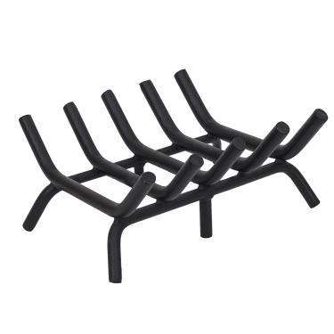 Imagem de G GOOD GAIN Grelha para lareira - Suporte para queima de lenha de 43 cm resistente | Rack de ferro forjado para lareira de fogo | Bandeja para lareira de chaminé interna e acampamento ao ar livre