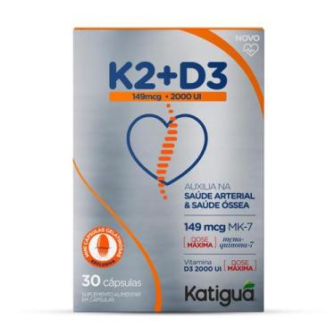Imagem de K2 149MCG D3 2000UI MAX 30 GELCAPS Katigua - Katiguá, NATURAL