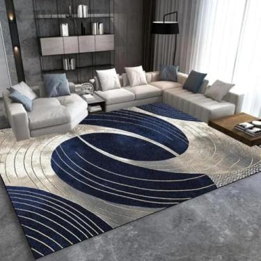 Imagem de Tapete grande de luxo para sala de estar, decoração de casa, sofá, área, tapetes, 200x300, tapete de quarto, capacho lavável (80x120 cm/7)