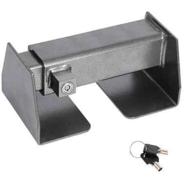 Imagem de Wyckoff Trava Para Contêiner De Transporte, Acessórios Porta Carga Pesada Caminhões Semirreboque, Dispositivo Travamento Com Barra Aço Revestimento Em Pó, Antirroubo E 2 Chaves Incluídas (Chaves Dif