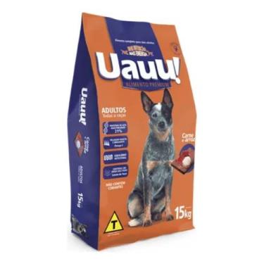 Imagem de Ração uauu para cães adulto carne e arroz - 15kg - dogchoni