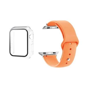 Imagem de Protetores De Tela Para Pulseira De Apple Watch, Estojo De Vidro Para 