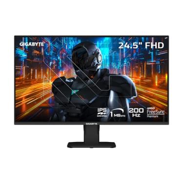 Imagem de GIGABYTE GS25F2 LED 62.2 cm Gamer Monitor, 1920x1080 Full HD, 200Hz, HDMI/DisplayPort, alto-falantes integrados, preto