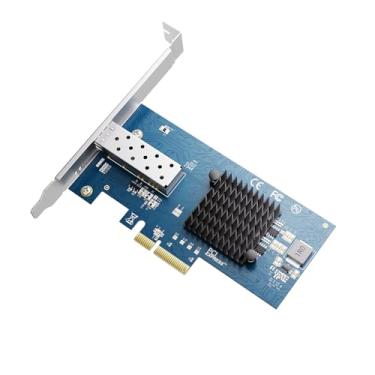 Imagem de Placa de rede SFP+ PCI-e aberta de 10 GB, com controlador Intel 82599(X520-DA1), adaptador Ethernet de 10 Gbps, placa NIC de 10 GB de 10 GB, compatível com Windows/Windows Server/VMware