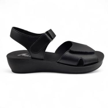 Imagem de Sandália Feminina Ortopédica Ajustável Confortável Prática - Feet Life