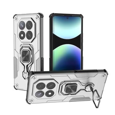 Imagem de SORAKA Capa para Xiaomi Poco X7 com suporte de metal rotativo de 360 graus, peça magnética de ferro para suporte magnético de telefone para carro