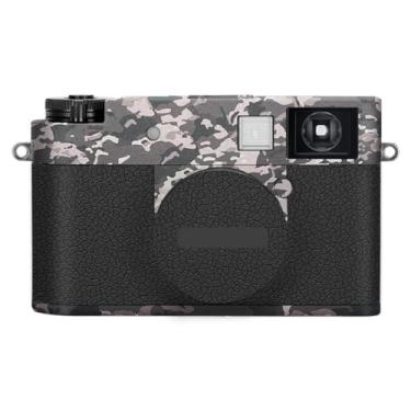 Imagem de Adesivo de corpo de câmera X-Half Kit de película protetora acessórios de pele decalques de vinil para FujiFilm X-Half XHalf (Camuflagem de campo + couro preto)