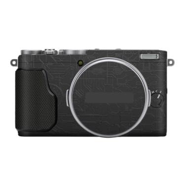 Imagem de X 70 Película protetora de vinil antirriscos para câmera película protetora de vinil capa de decalques para FujiFilm X70 X-70 (Circuit Black)