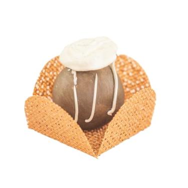 Imagem de Forminhas Para Doces Finos,Caixeta De Tela Escocia para doces finos, Casamento, Festas, forminhas Doces 40 unidades(TERRACOTA PEROLADO)