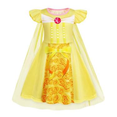 Imagem de Fantasia de princesa WonderBabe Yellow Girl 5-6 anos
