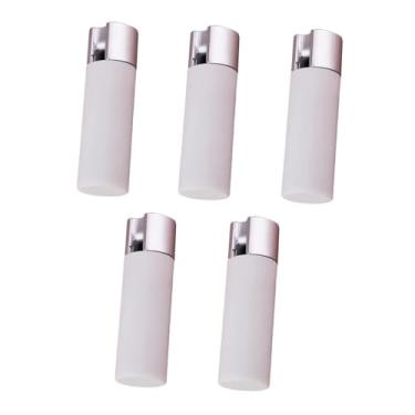 Imagem de KiBcsLic 5 peças de pesos para cordas de cortina, cordas para persianas, pontas de queda, pingentes de elegantes, alças anti-vento para rolo, Branco