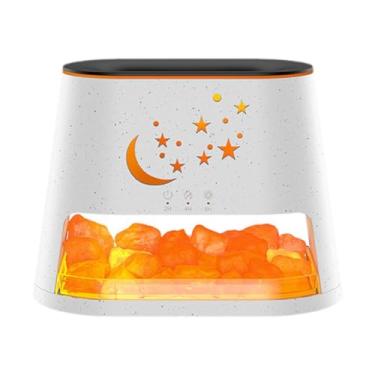 Imagem de MotiveTech Difusor de óleos essenciais, umidificador de ar, difusor de aromas, de baixo ruído, aroma com luz para mesa de cabeceira de spa, Seixo Branco
