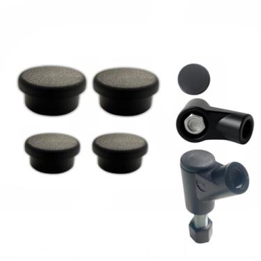 Imagem de GVS Sport Kit Tampa para Retrovisor Moto, Modelo Y 360°, Preto, 4 Peças, 2 Tampas Pequenas e 2 Grandes, Compatível com Retrovisor Giro 360°