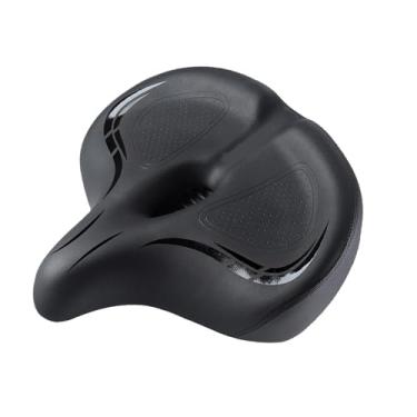 Imagem de oshhni Assento de bicicleta, acessórios de ciclismo, à prova d'água para bicicletas dobráveis ​​de estrada de montanha, selim de bicicleta ergonômico de, Preto