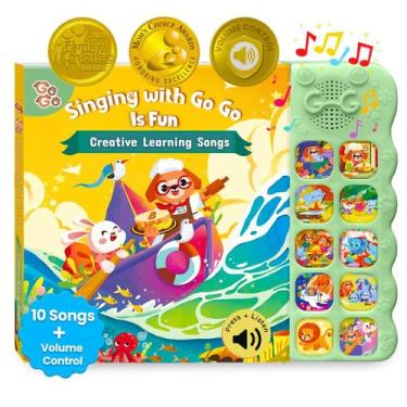 Imagem de Nursery Rhymes Sound Book GO GO Creative Activity de 1 a 3 anos