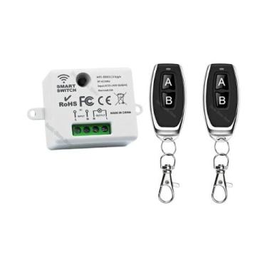 Imagem de Controle Remoto Sem Fio 433Mhz AC 220V Mini Interruptor De Luz Módulo 