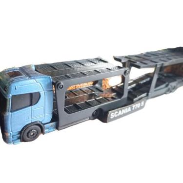 Imagem de Miniatura Caminhão Cegonha Sacania 770S Maisto 11682