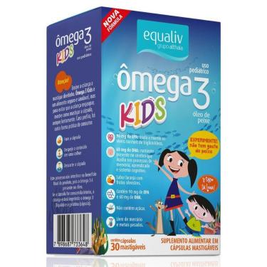 Imagem de Omega 3 Infantil Mastigavel DHA 60Mg 30 Caps - Equaliv-Unissex