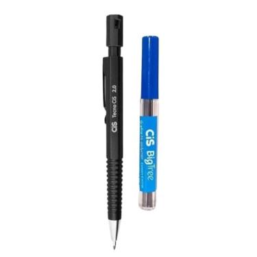 Imagem de Kit Lapiseira + Grafite Tecnocis CIS - 2.0mm C/ 6 Minas (Preto)