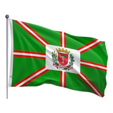 Imagem de Bandeira do município Curitiba Estampada dupla face - 0,70X1,00m