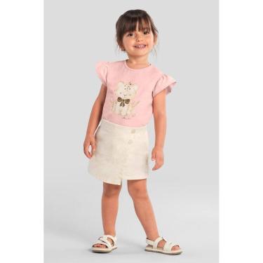 Imagem de Blusa infantil menina de gatinho Mundi