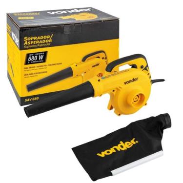Imagem de Soprador Aspirador 680W C/ Tubo e Saco Coletor SAV680 Vonder, 110V