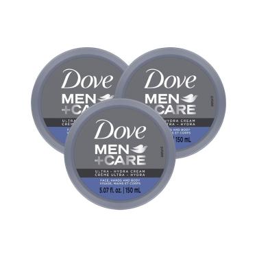Imagem de Creme hidratante Dove Men + Care Ultra Hydra, pacote com 3