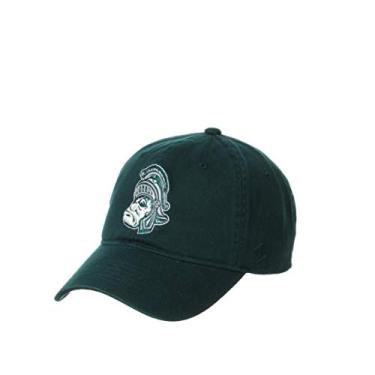 Imagem de Zephyr NCAA Michigan State Spartans Chapéu masculino ajustável para bolsa de estudo, Michigan State Spartans Forest, ajustável (SCZ0010_Vault)
