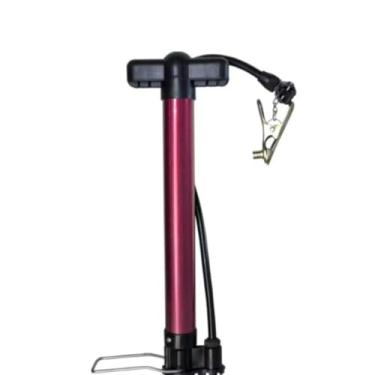 Imagem de Bomba de Ar Manual Portátil 30cm Cores Sortidas: Enchedor Multiuso para Bicicleta, Bola e Infláveis. Compacta, Alta Pressão e Fácil de Transportar