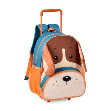 Imagem de Mochila De Rodinha Escolar Infantil 38cm Cachorro Clio Pets - Clio Sty