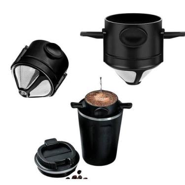 Imagem de Filtro de Café Sustentável Aço Inox Dobrável