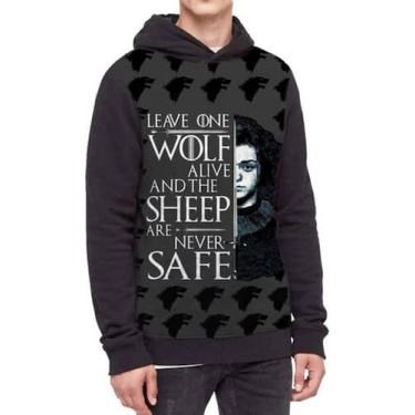 Imagem de Moletom Com Capuz Game Of Thrones Ref:509 - smoke, Preto, P