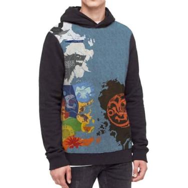 Imagem de Moletom Com Capuz Game Of Thrones Ref:154 - smoke, Preto, PP