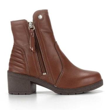 Imagem de Bota Feminina Infantil Cano Curto Salto Baixo Pink Cats-Feminino